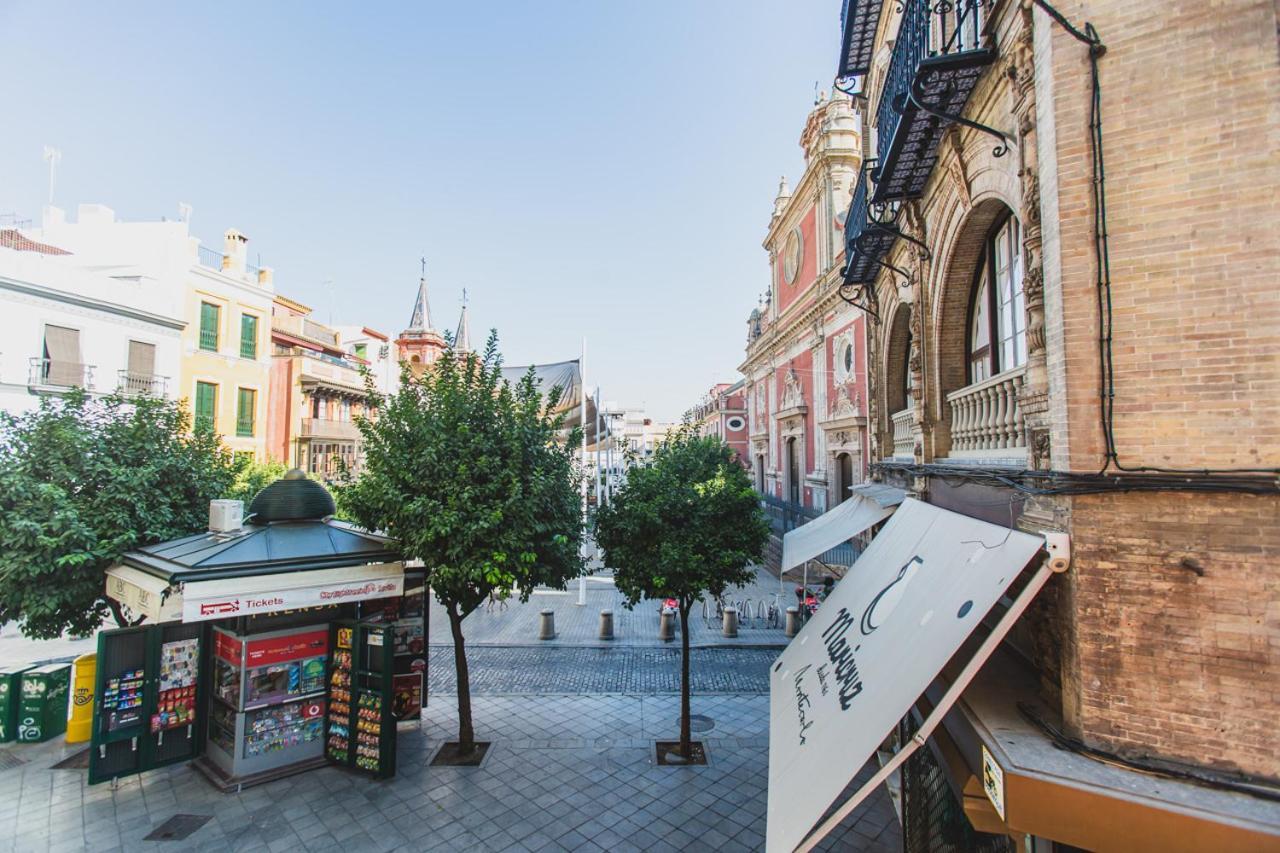 Casa Plaza Salvador Lejlighed Sevilla Eksteriør billede